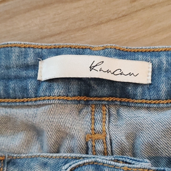 KanCan Mid Rise Light Wash Distressed Skinny Jeans 27 - Picture 8 of 15